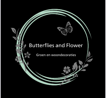 Butterflies and flowers 